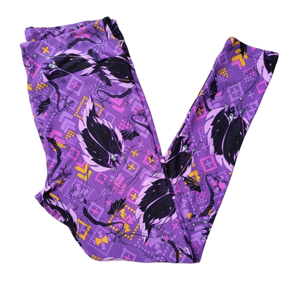 Lularoe Disney Maleficent Villans Womens Leggings